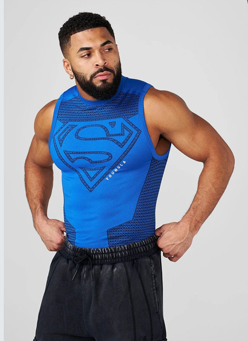 Blue YoungLA Tank Top - supplier BX-07