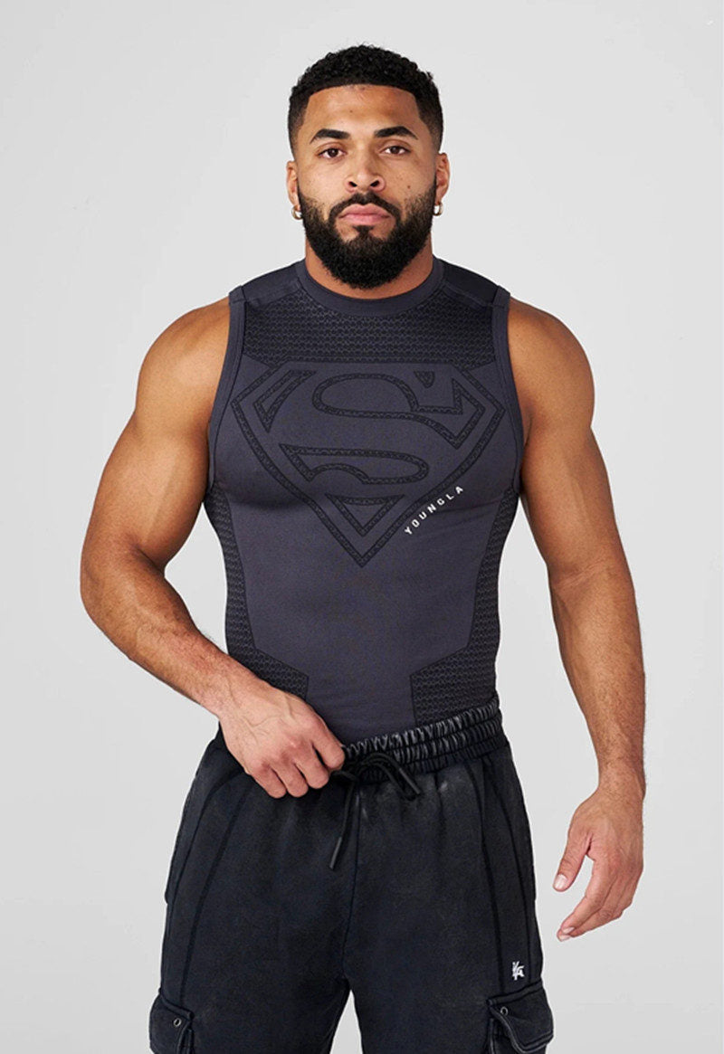 Dark Gray YoungLA Tank Top - supplier BX-07