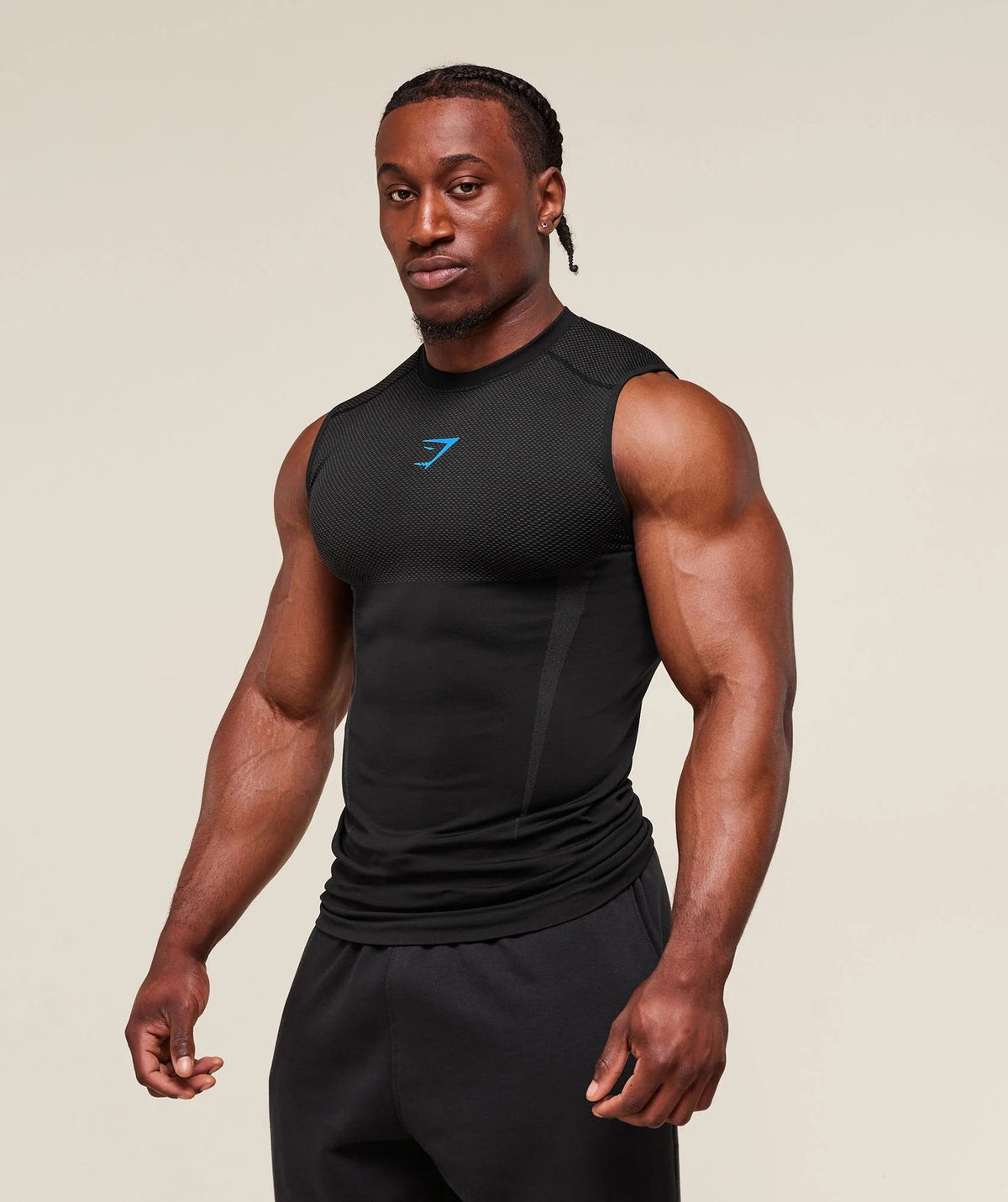 Black / Tonal Gymshark Tank Top - supplier BX-10