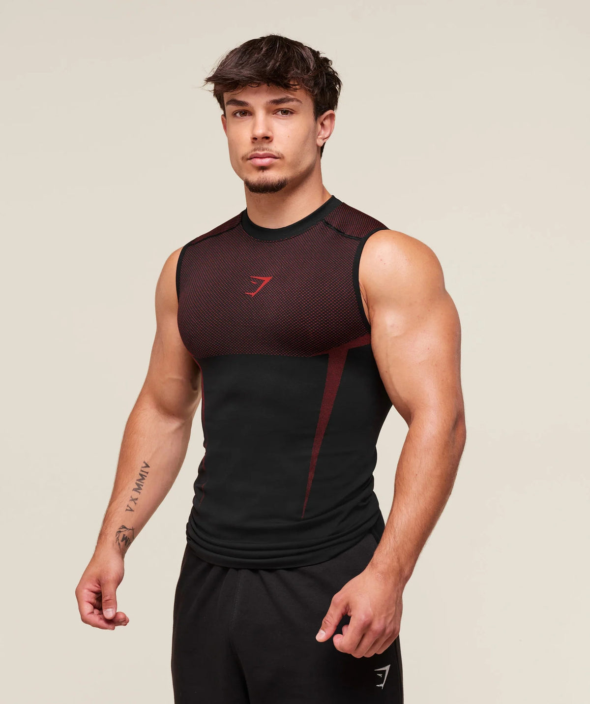 Black / Red Gymshark Tank Top - supplier BX-10