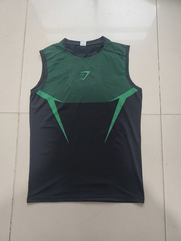 Black / Green Gymshark Tank Top - supplier BX-10