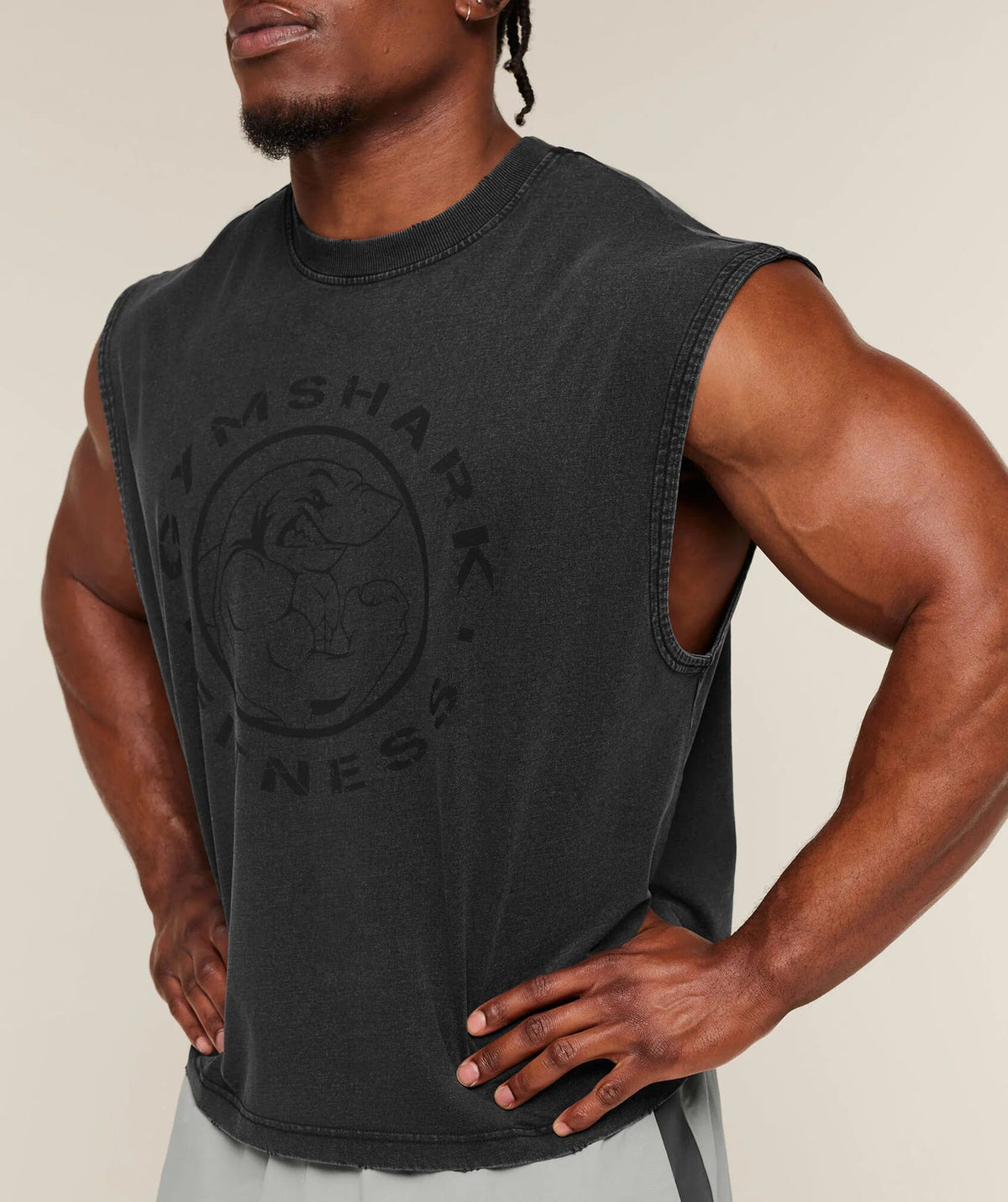 Black Gymshark Tank Top - supplier BX-12