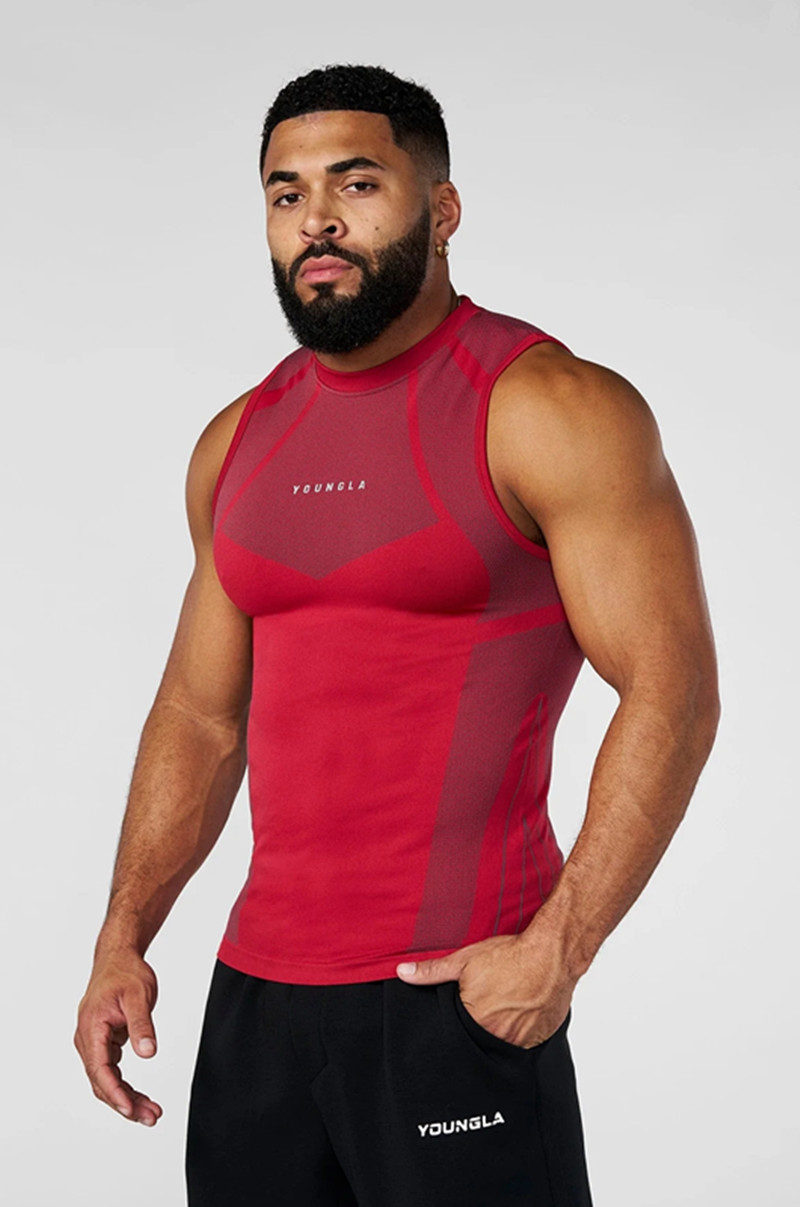 Red YoungLA Tank Top - supplier BX-16