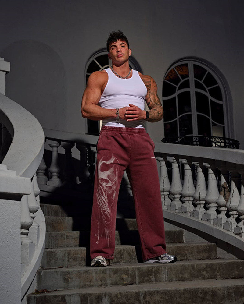 Burgundy YoungLA Pants - supplier CK-05