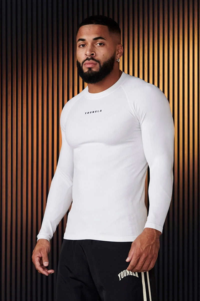 White YoungLA Long-Sleeve Top - supplier CX-03