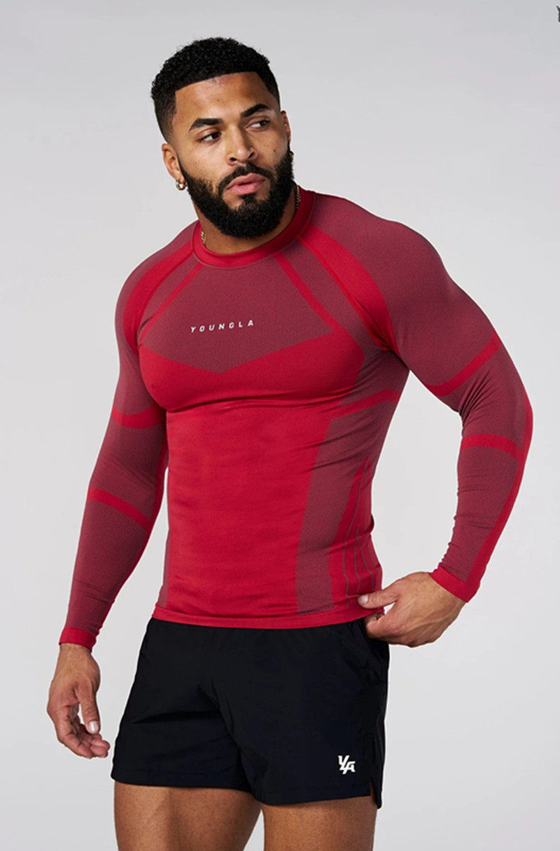 Red YoungLA Long-Sleeve Top - supplier CX-16