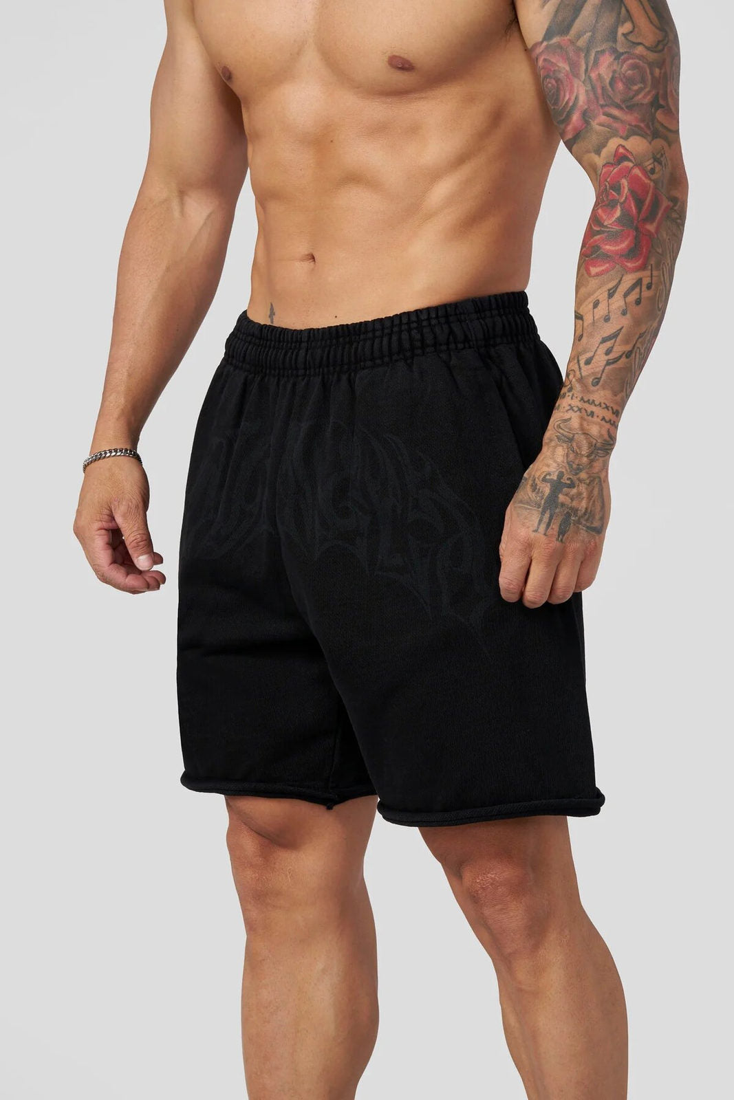 Black YoungLA Shorts - supplier DK-03