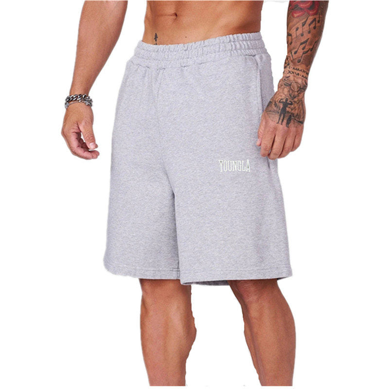 Light Gray YoungLA Camo Shorts - supplier DK-21
