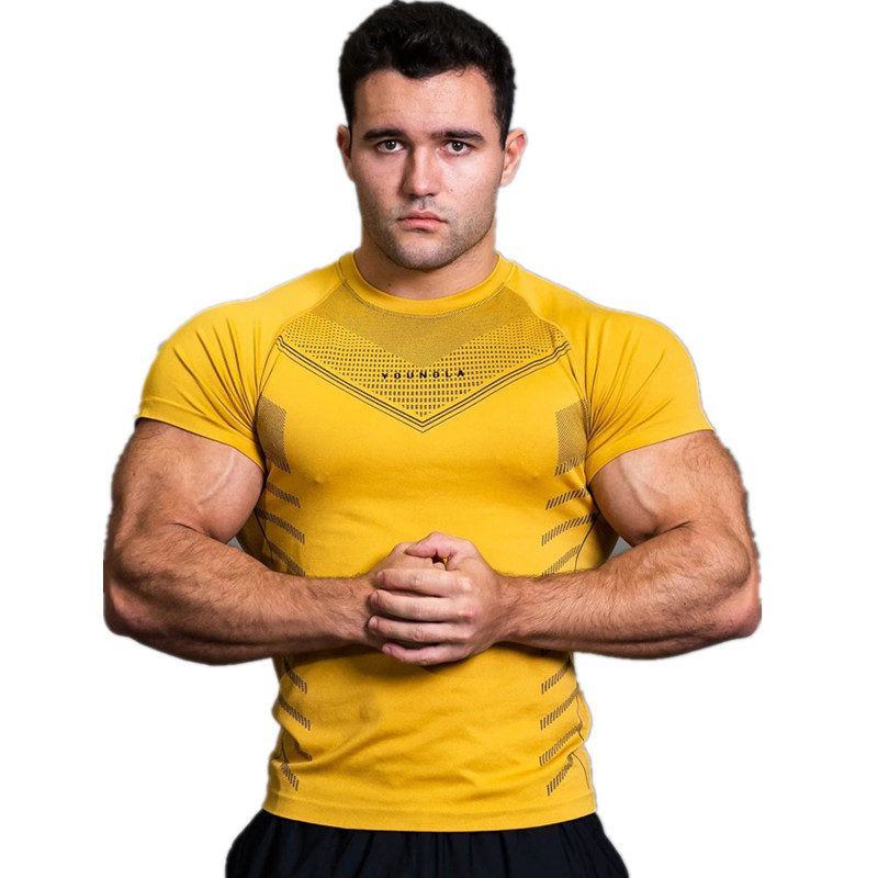 Yellow YoungLA Graphic T-Shirt - supplier TX-08