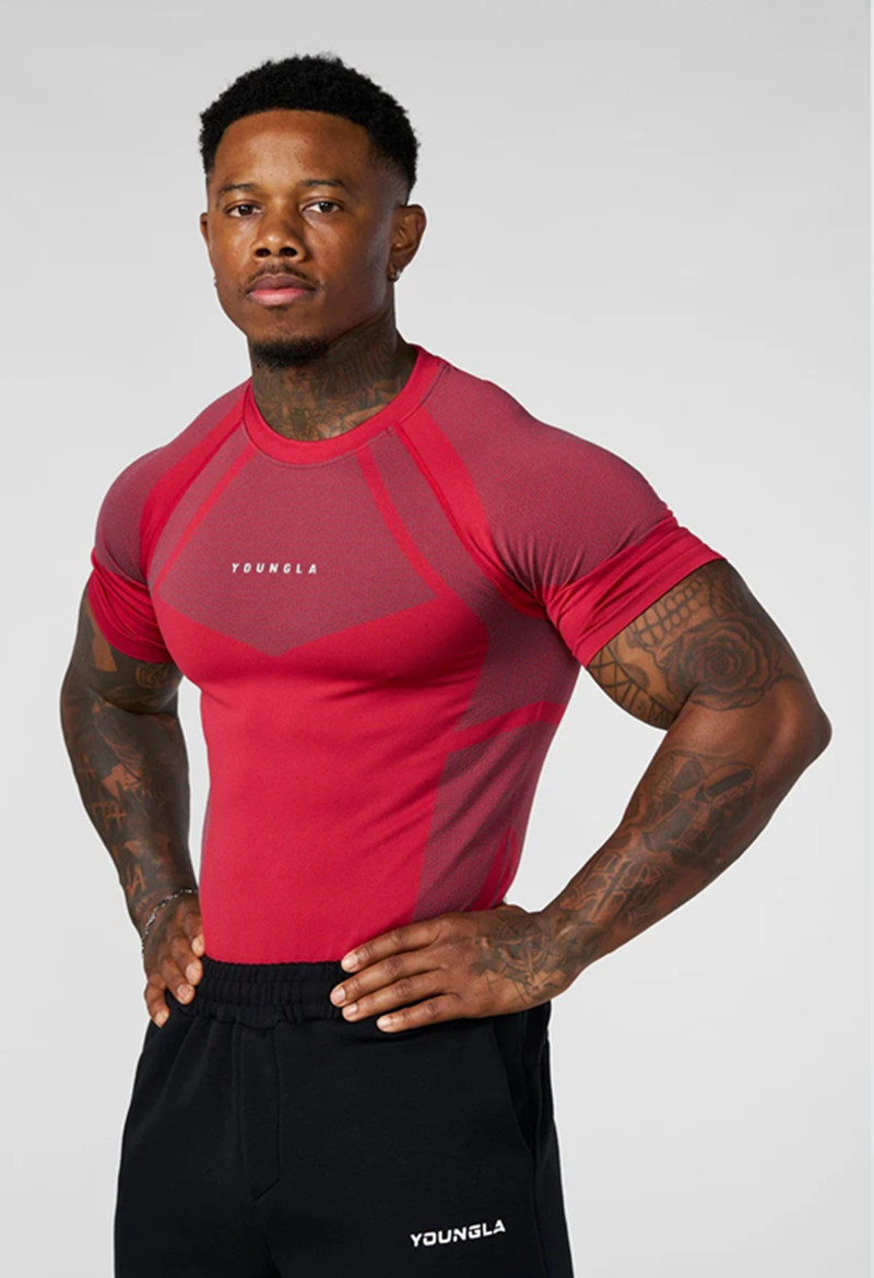 Red YoungLA Graphic T-Shirt - supplier TX-16