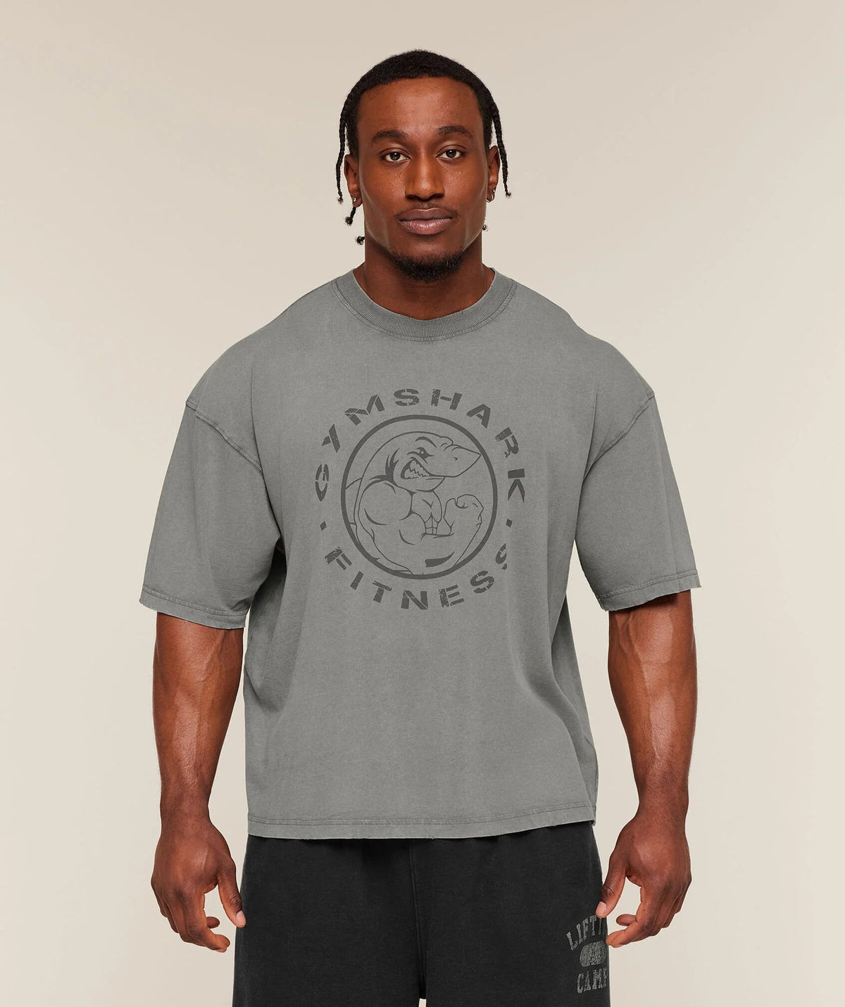 Light Gray Gymshark T-Shirt - supplier TX-22