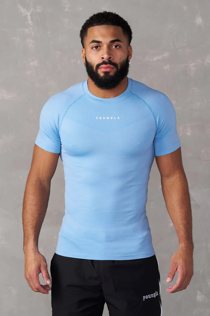 Blue YoungLA T-Shirt - supplier TX-28