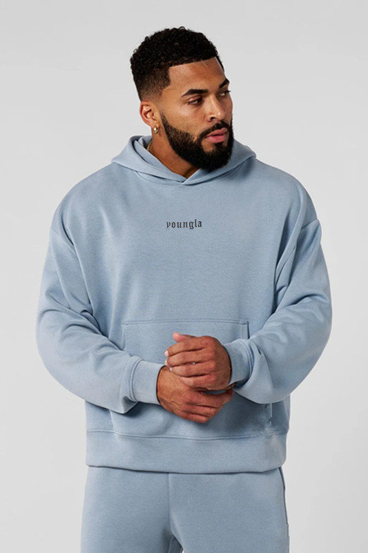 Light Blue Gymshark Hoodie - supplier WY-05