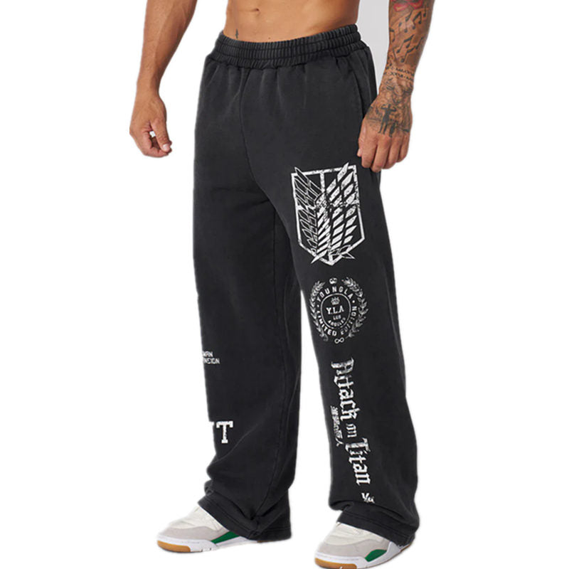 Black / Freedom Graphic YoungLA Graphic Pants - supplier CK-01