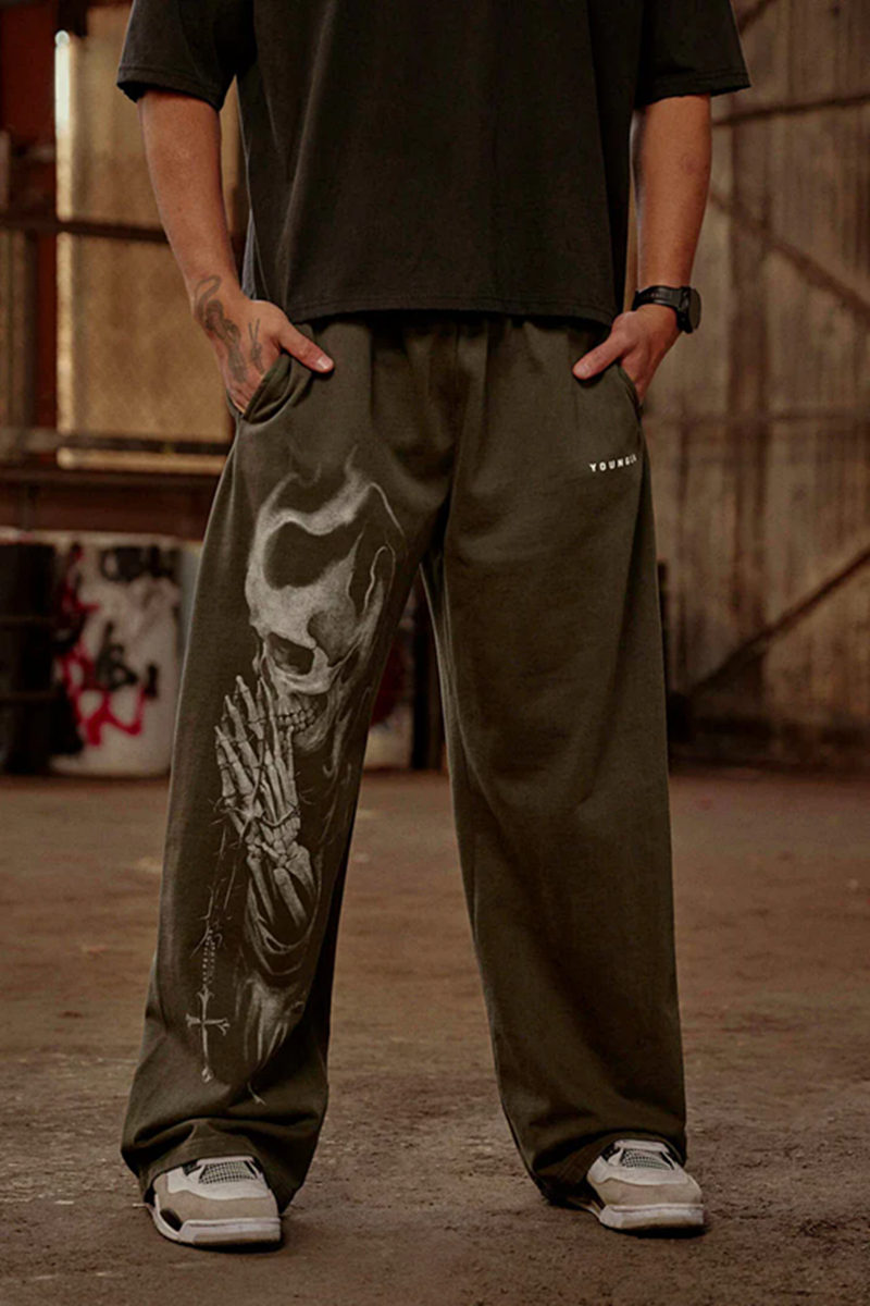 Army Green YoungLA Pants - supplier CK-05