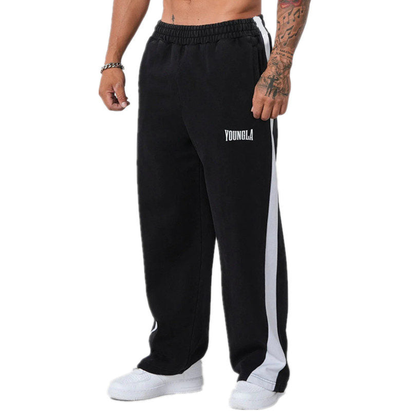 Black / White Panels YoungLA Camo Pants - supplier CK-09