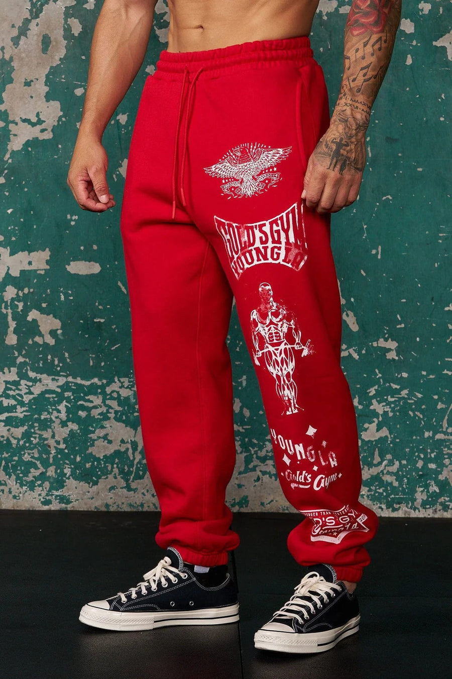 Red YoungLA Pants - supplier CK-12