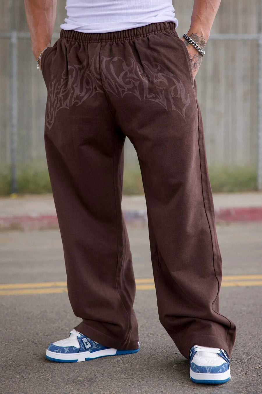 Reddish Brown YoungLA Pants - supplier CK-22