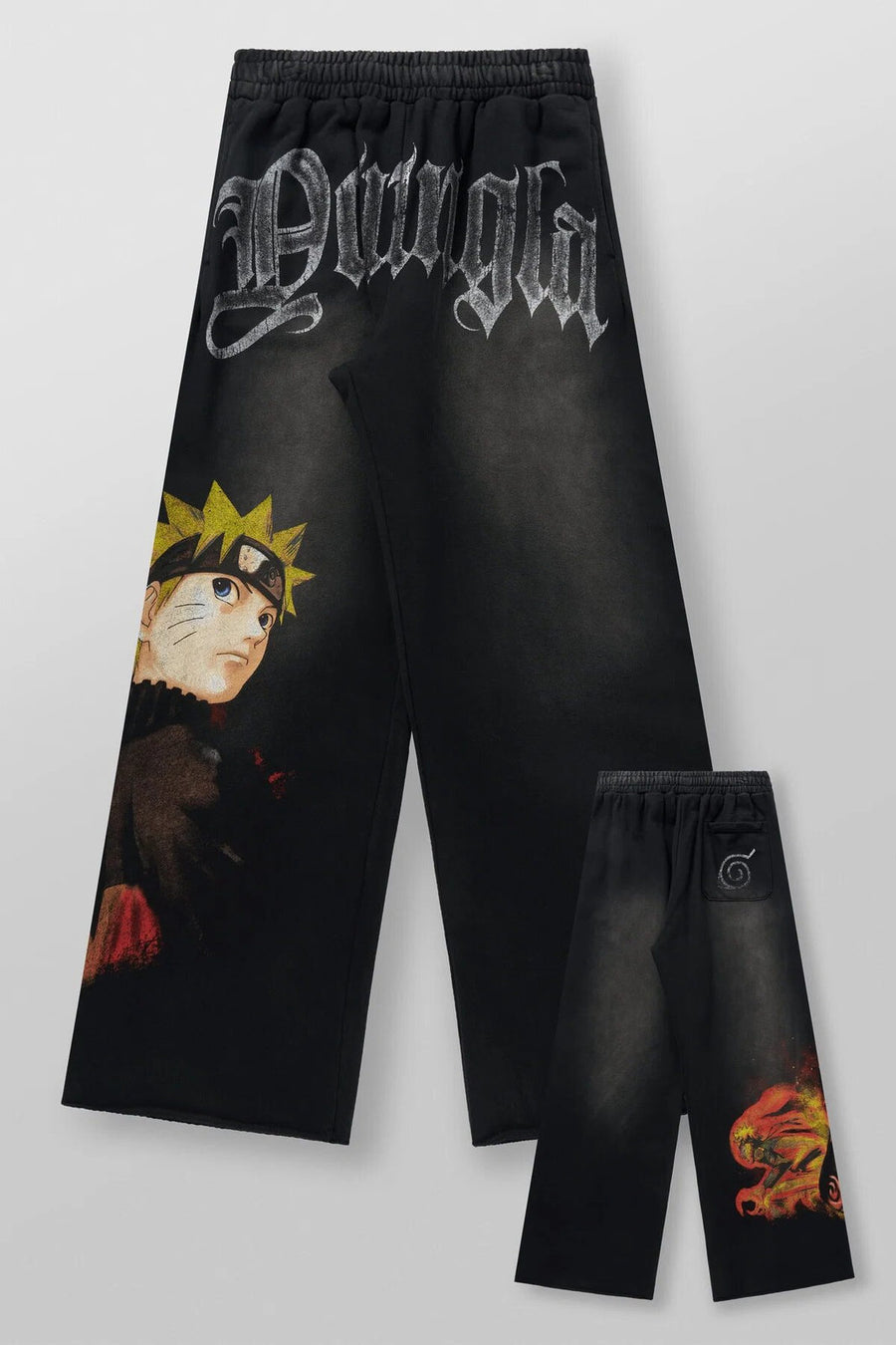 Black / Yellow Graphic YoungLA Graphic Pants - supplier CK-33