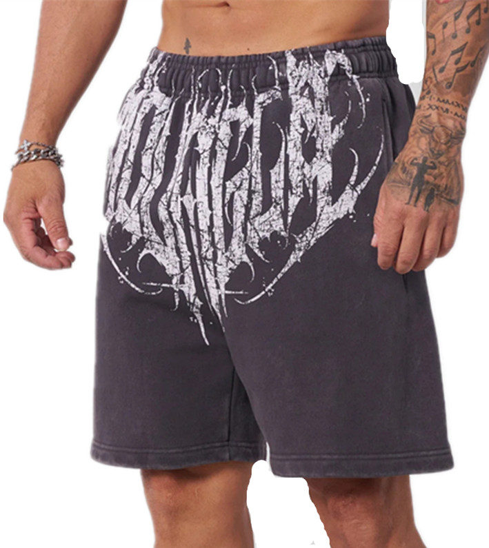 Dark Gray YoungLA Shorts - supplier DK-01