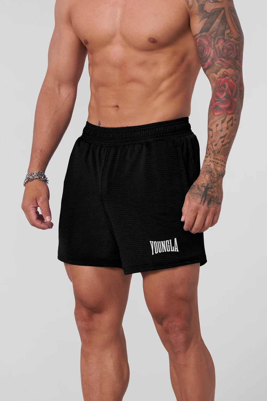 Black YoungLA Shorts - supplier DK-02