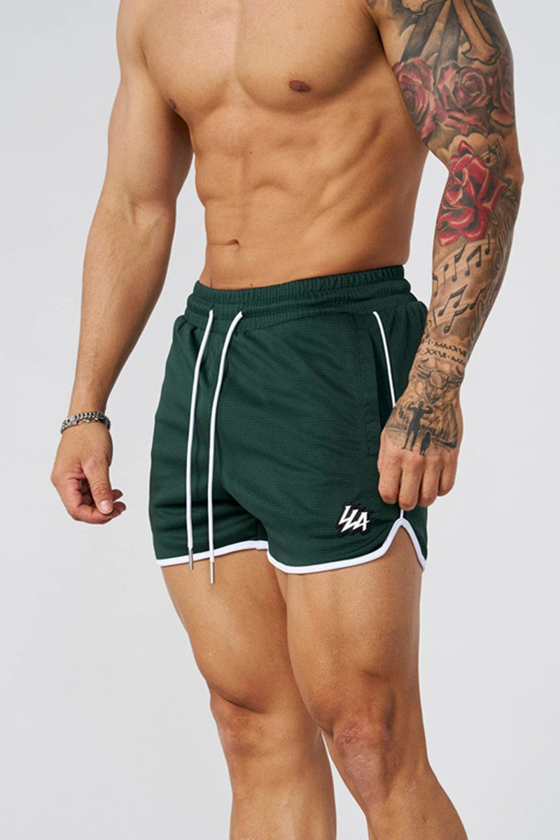Dark Green YoungLA Shorts - supplier DK-06