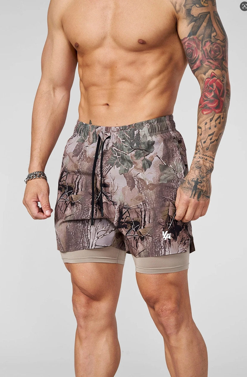 Leaf Camo YoungLA Camo Shorts - supplier DK-12