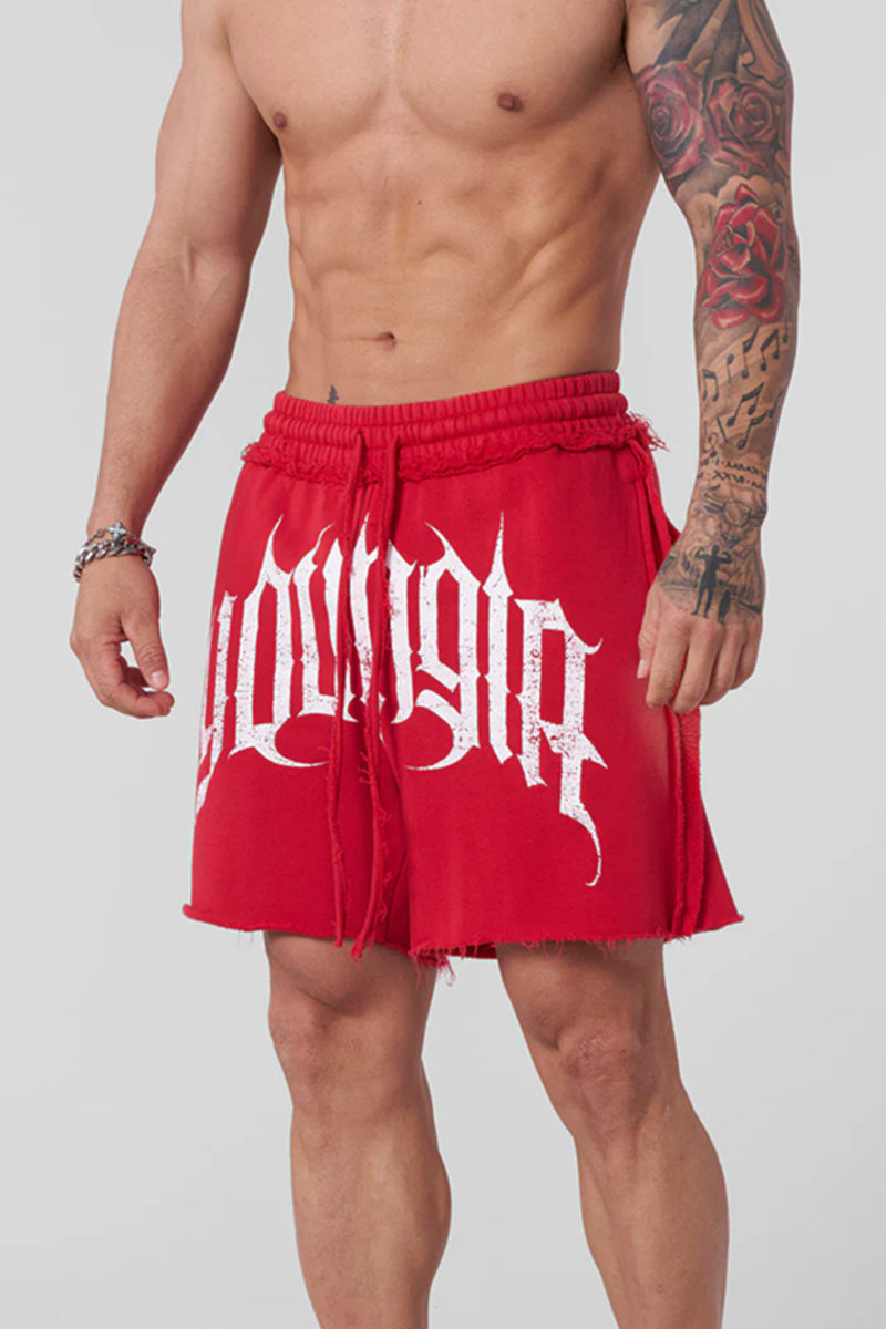 Red YoungLA Shorts - supplier DK-13