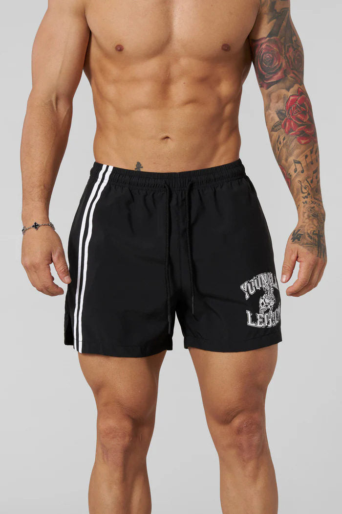 Black YoungLA Shorts - supplier DK-15
