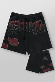 Black / Red Cloud Graphic
