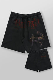Black / Dark Red Graphic