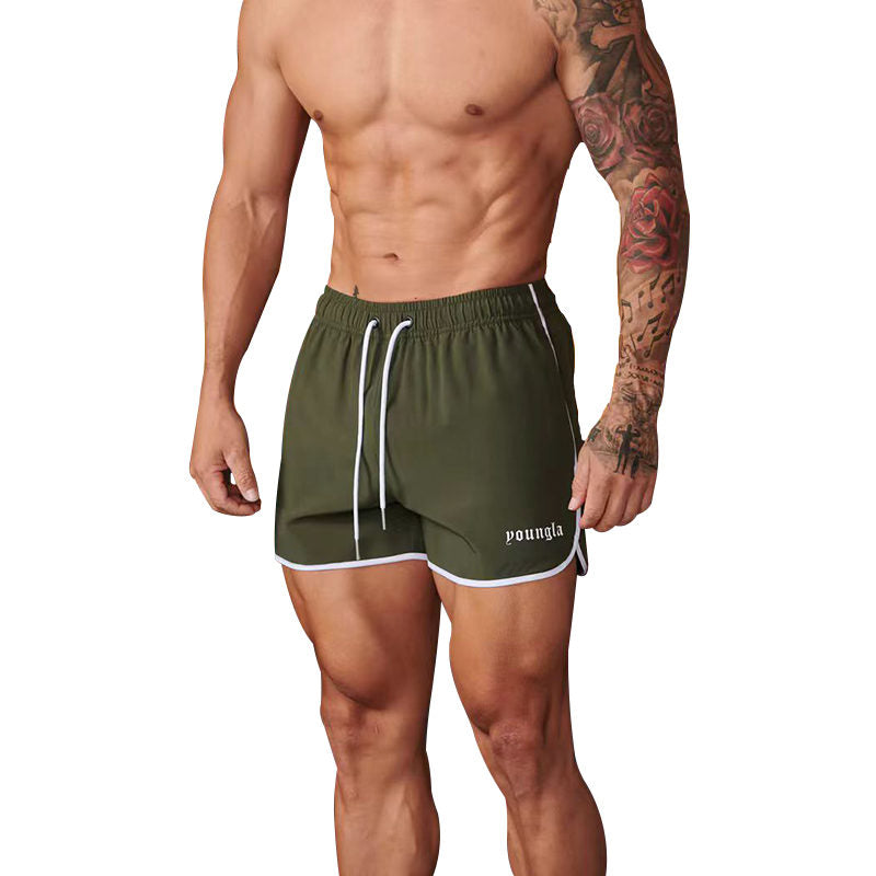 Army Green YoungLA Shorts - supplier DK-32