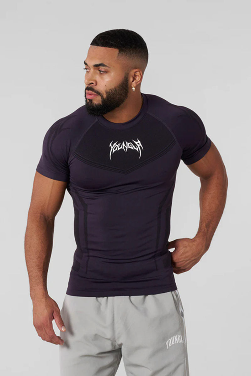 Purple YoungLA Graphic T-Shirt - supplier TX-05