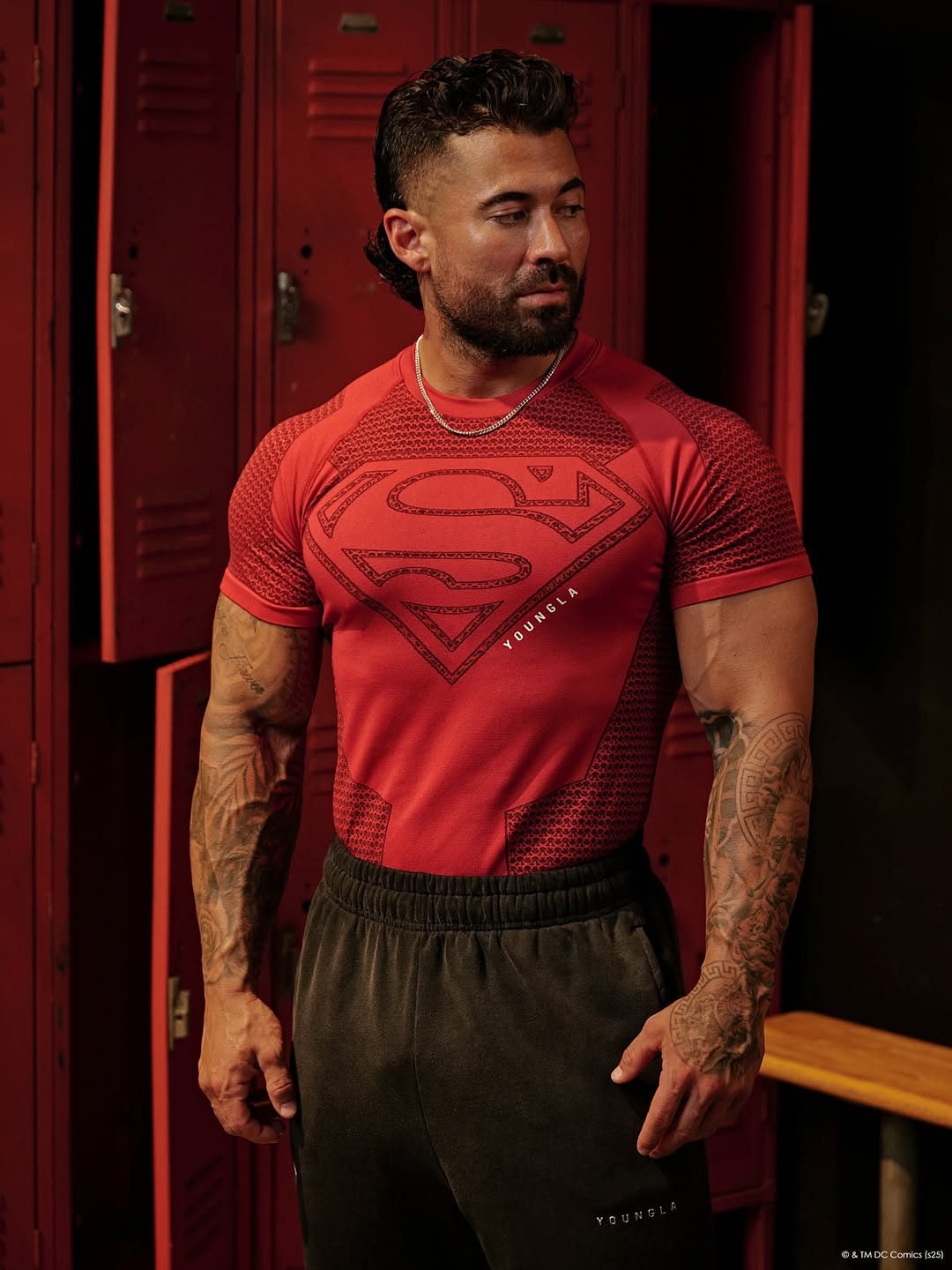 Red YoungLA Graphic T-Shirt - supplier TX-07