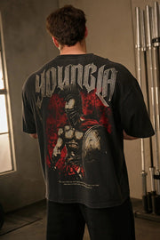 Washed Black-Red