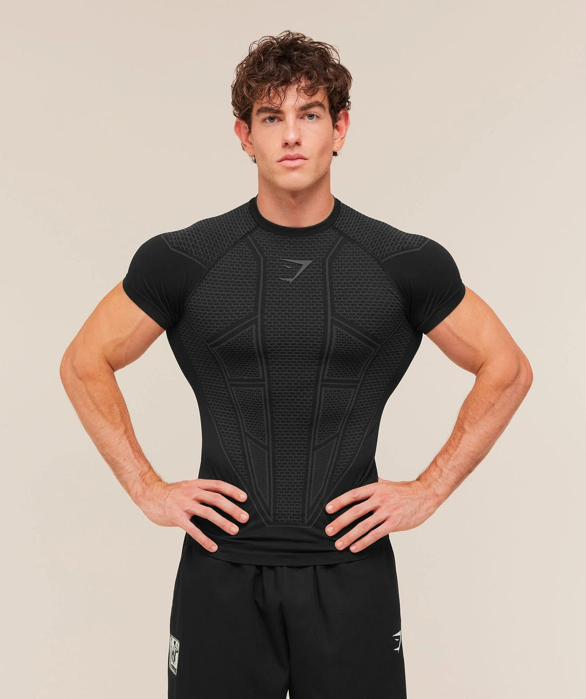 Black / Tonal Gymshark T-Shirt - supplier TX-26