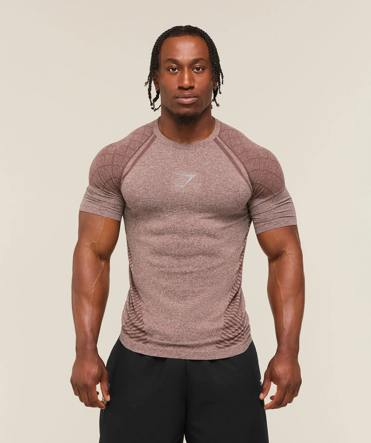 Brown Gymshark T-Shirt - supplier TX-31