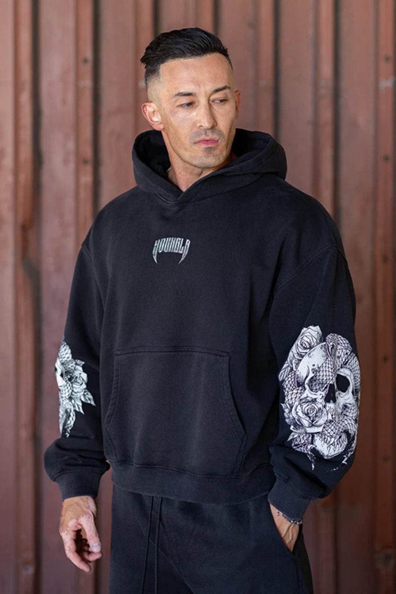 Black YoungLA Hoodie - supplier TZ-WY-10