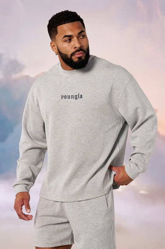 Light Gray Gymshark Sweatshirt - supplier WY-03